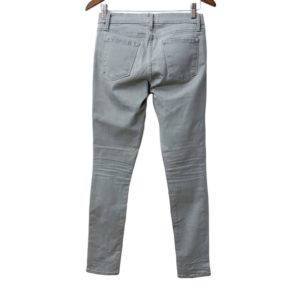 Frame Gray Le Skinny De Jeanne Jeans Size 27 trocadero - Picture 6 of 9